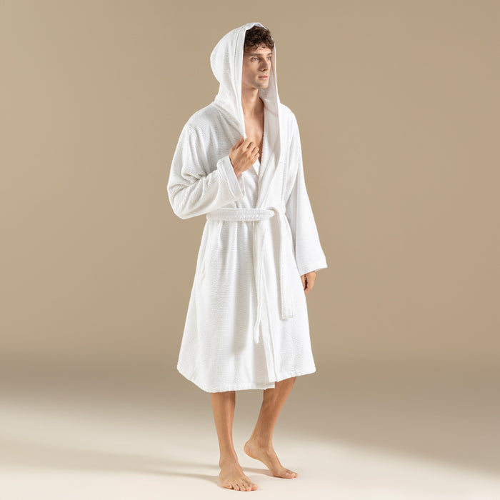LYDIA Unısex Bathrobe White