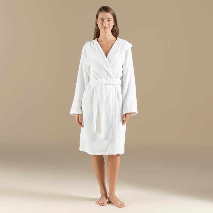 LYDIA Unısex Bathrobe White