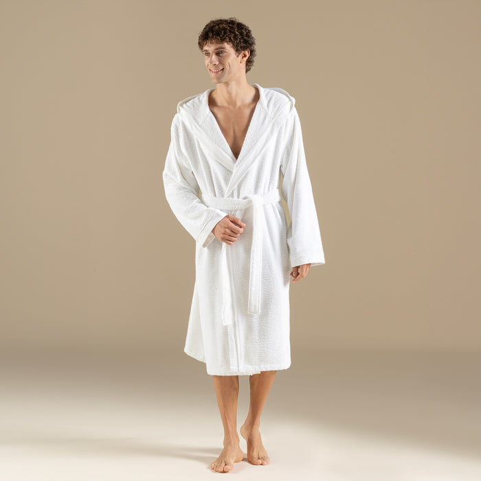 LYDIA Unısex Bathrobe White