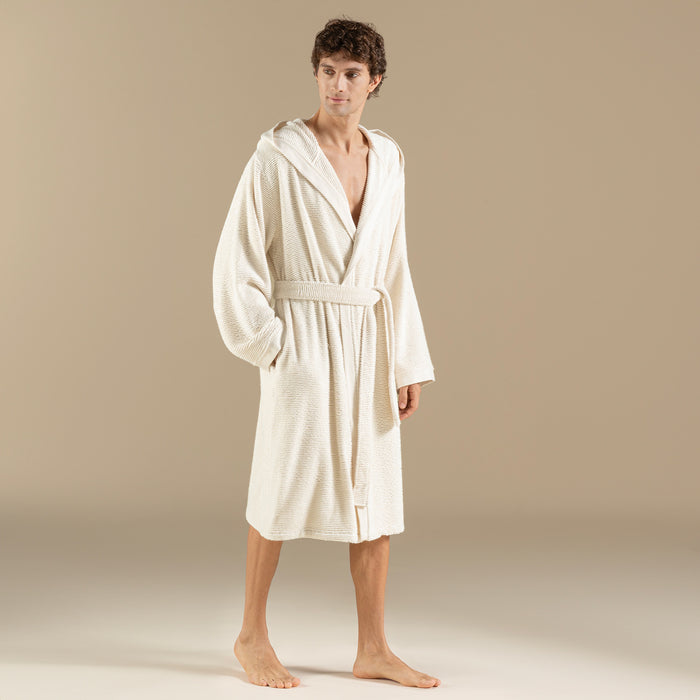 LYDIA Unısex Bathrobe Natural