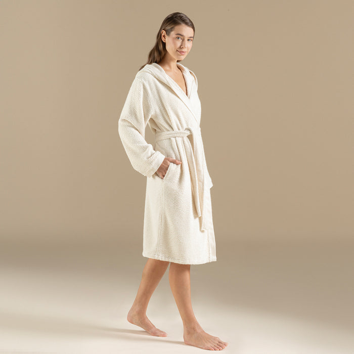 LYDIA Unısex Bathrobe Natural