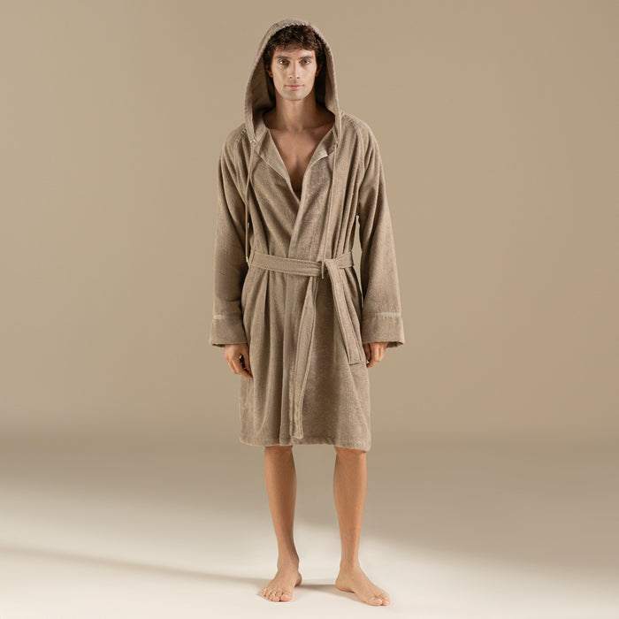 Ferme Unısex Bathrobe Khaki