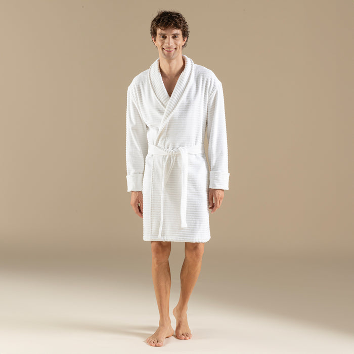 Hera Unısex Bathrobe White