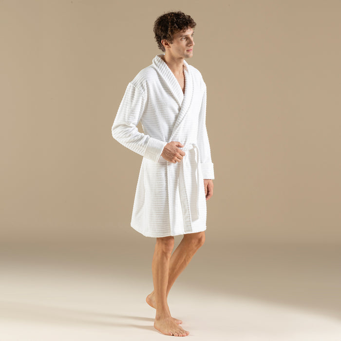 Hera Unısex Bathrobe White