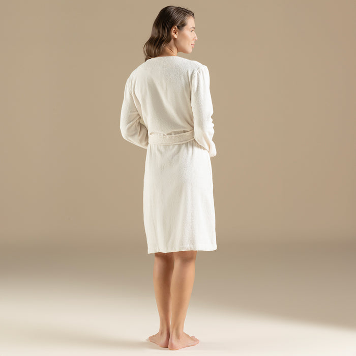 Albas Woman Bathrobe Ecru