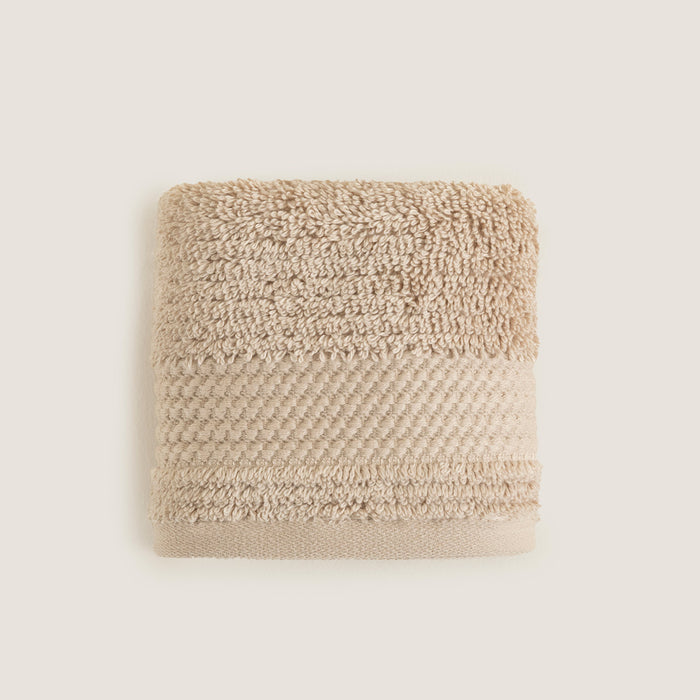 Eva Cotton Towel 30x50 Cm Dark Beige