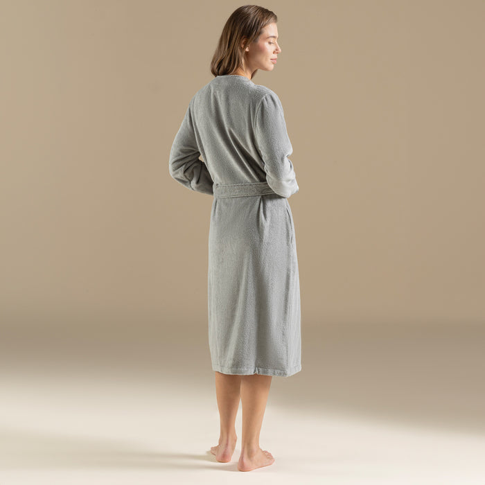Floss Unisex Bathrobe Light Grey