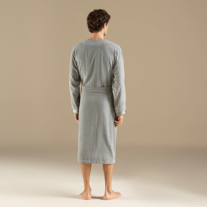 Floss Unisex Bathrobe Light Grey