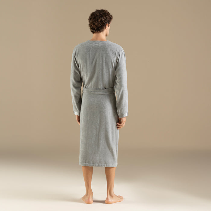 Floss Unisex Bathrobe Light Grey