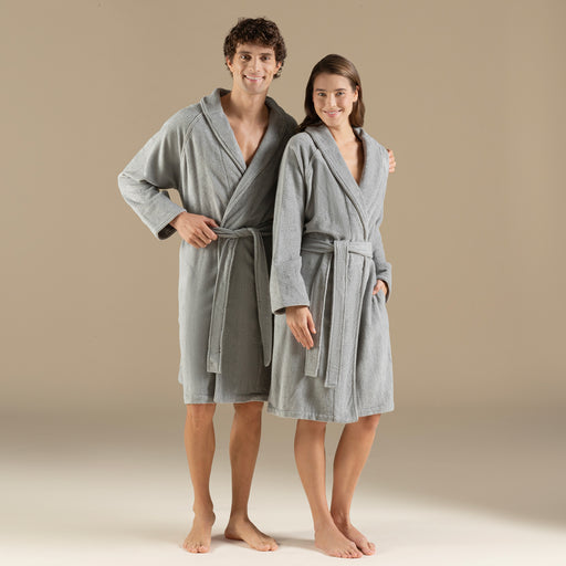 Solid Unisex Bathrobe