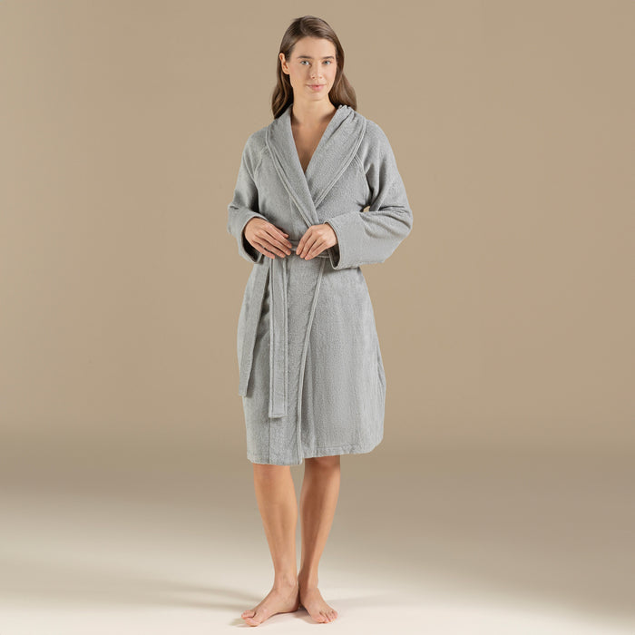 Solid Unisex Bathrobe