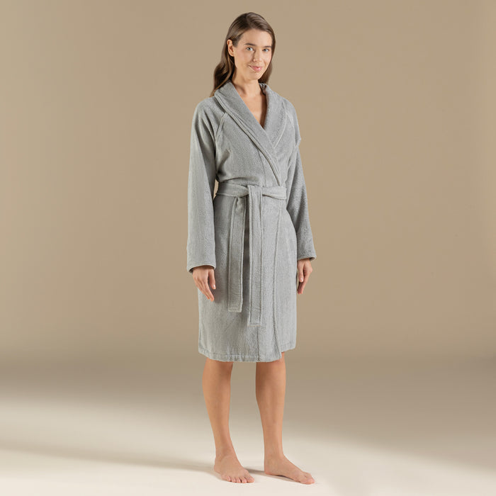 Solid Unisex Bathrobe