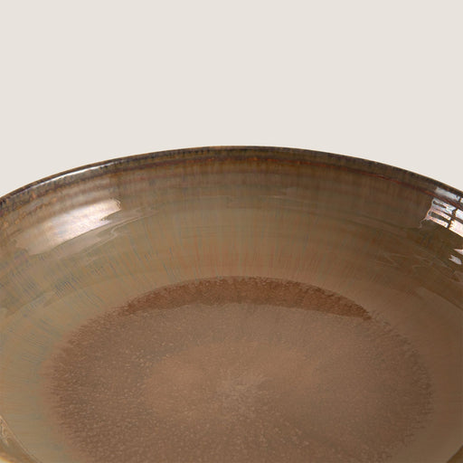 Breab Deep Plate 22 Cm Brown