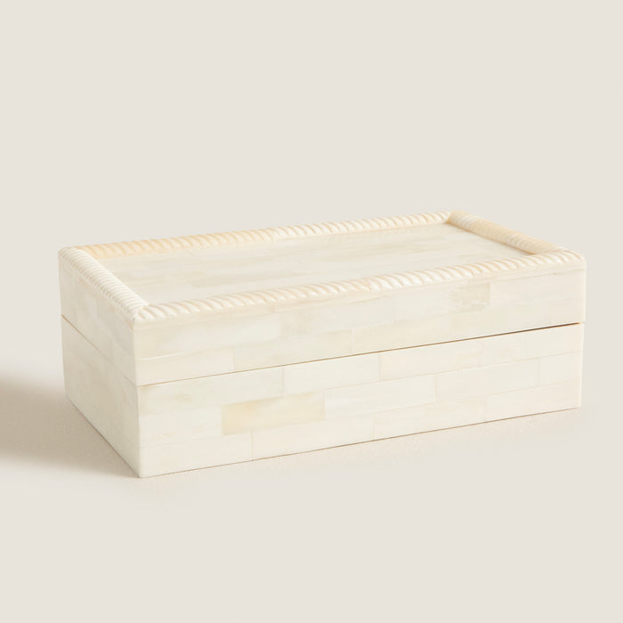 Teal Decorative Box Cream