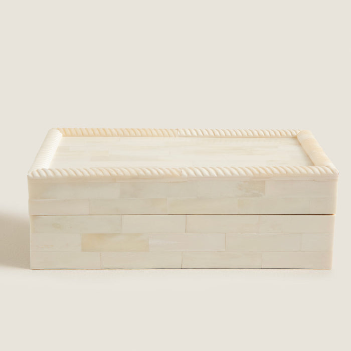 Teal Decorative Box Cream