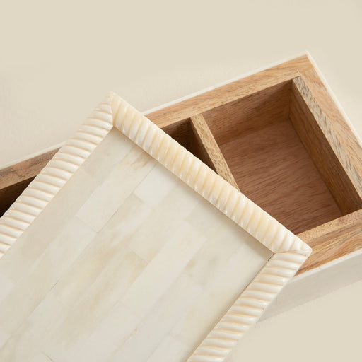 Teal Decorative Box Cream