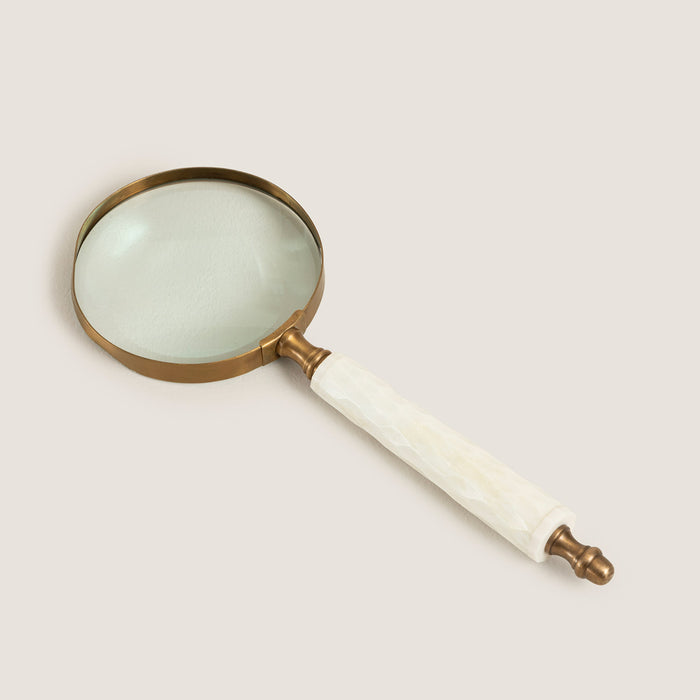 Blow Magnifying Glass 25 cm Cream