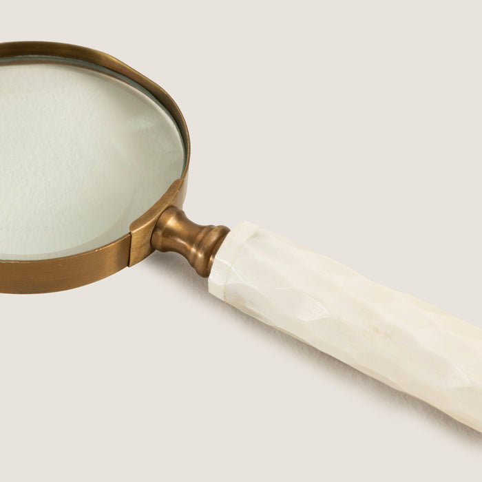 Blow Magnifying Glass 25 cm Cream