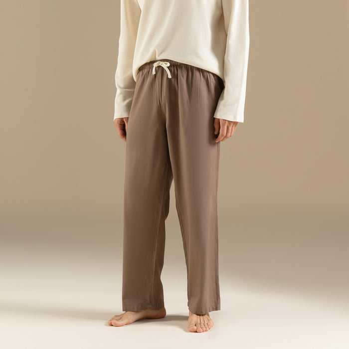 Verya Pajama Bottoms Dark Brown