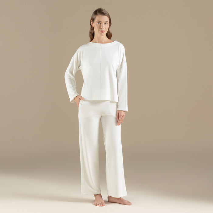 Vargas Pajama Set White
