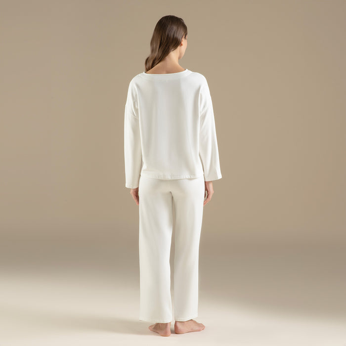 Vargas Pajama Set White