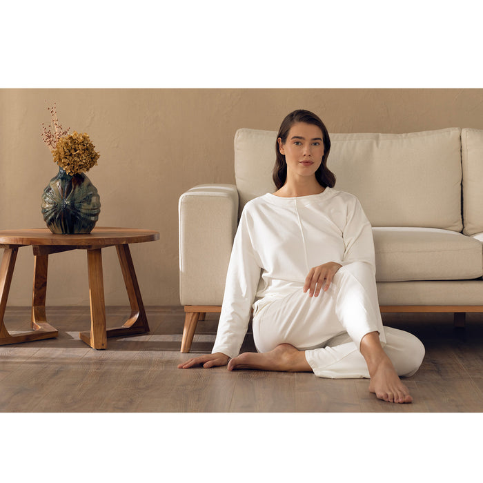 Vargas Pajama Set White
