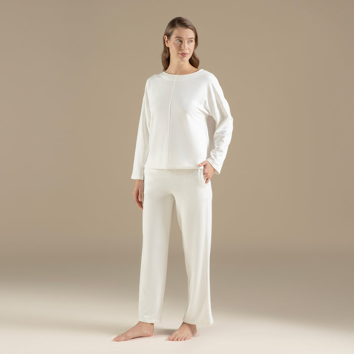 Vargas Pajama Set White