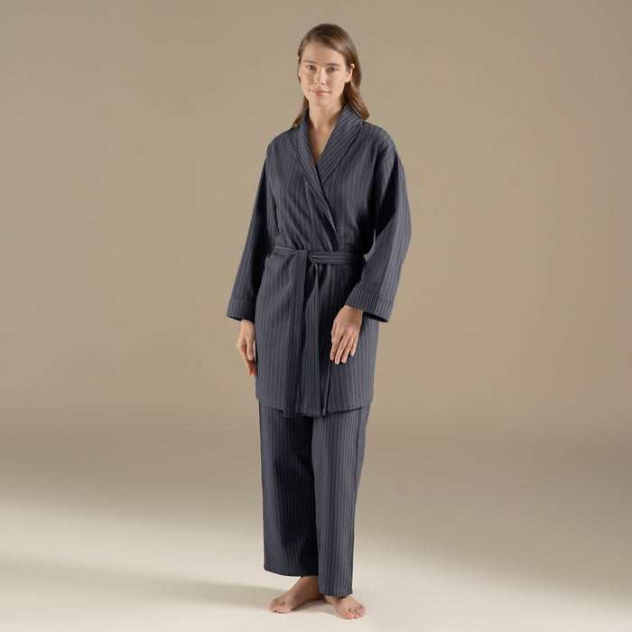 Almon Robe Navy Blue