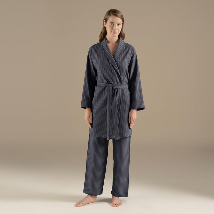 Almon Robe Navy Blue