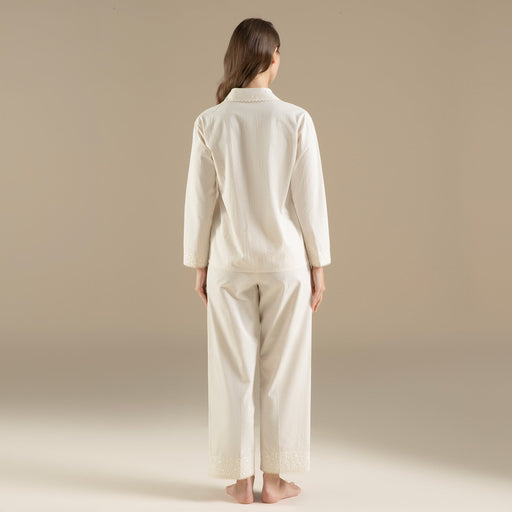 Artısan Pajama Set Ecru-Beige
