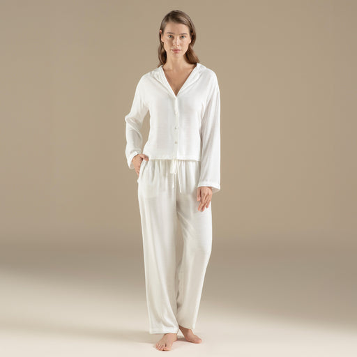 Pera Pajama Set Ecru