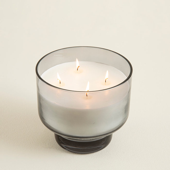 Tawney Glass Candle S Amber