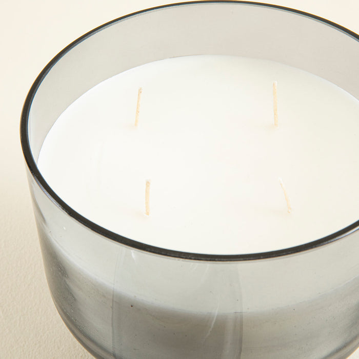 Tawney Glass Candle S Amber