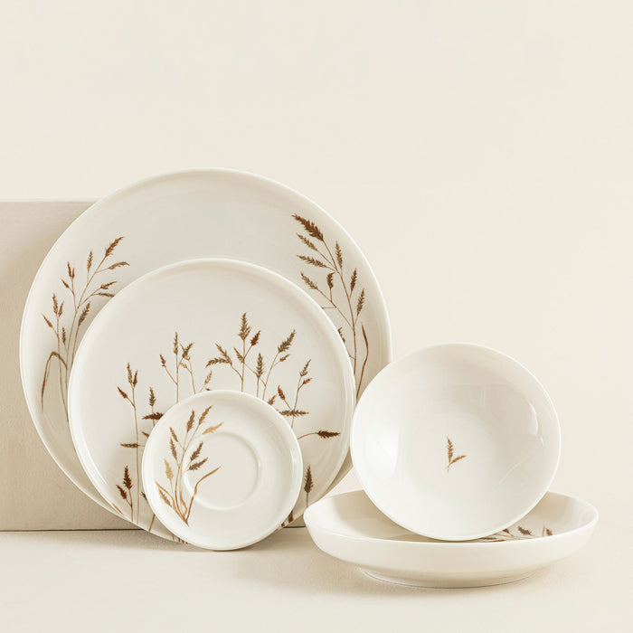 Alessia Deep Plate 20 Cm Cream