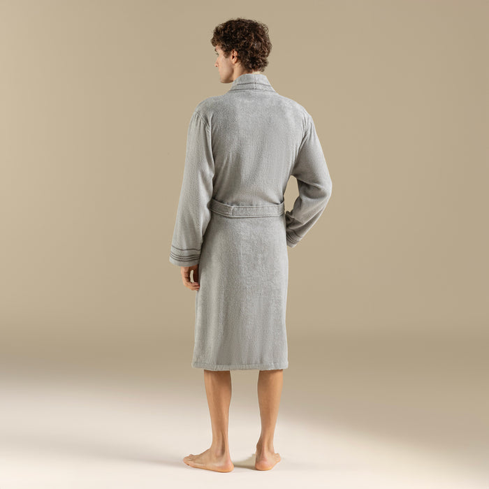 Natura Unısex Bathrobe Grey