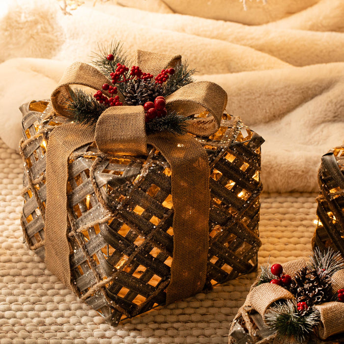 Wocro Xmas Decor with Led Light L Multi