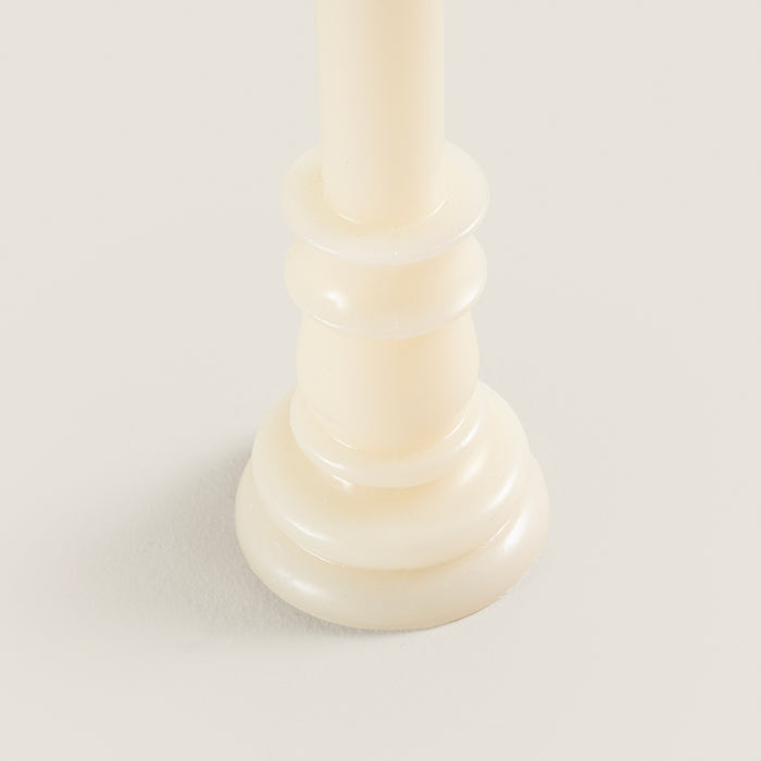 Flamme Candlestıck Cream 25 Cm Cream