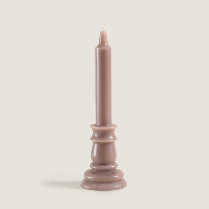 Flamme Candlestıck Mink 25 Cm Mink