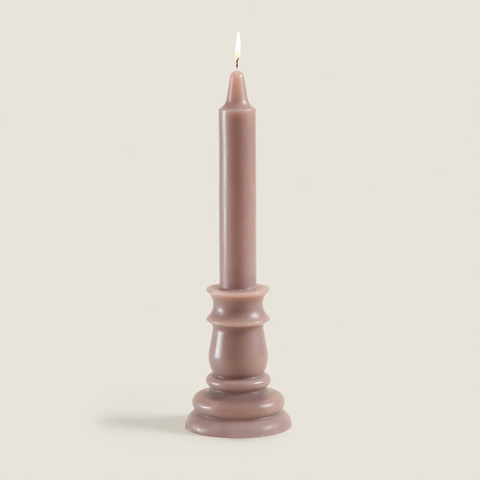 Flamme Candlestıck Mink 25 Cm Mink