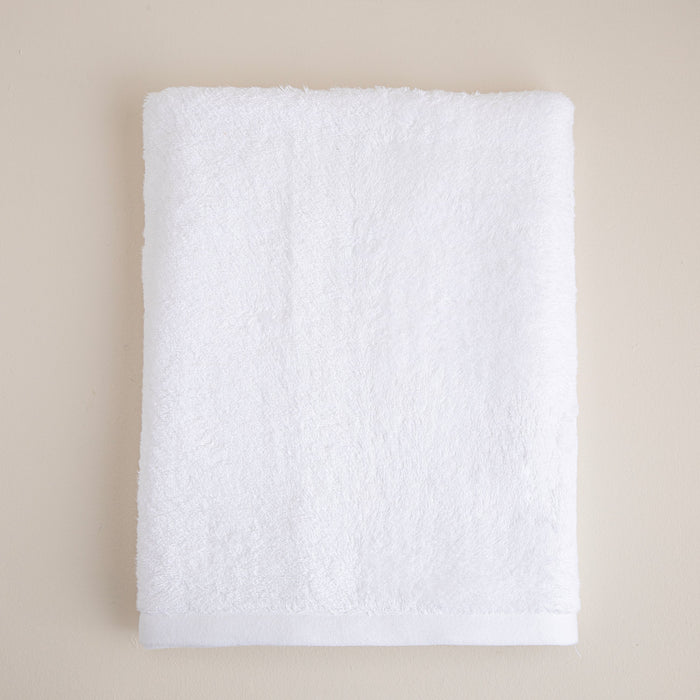 Solid Bath Towel 85x150 cm White