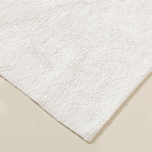 Bamboo Solid BathMat 70x130 cm White