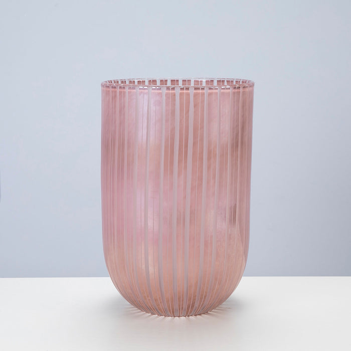 Bettina Glass Vase 24x37 cm Pink