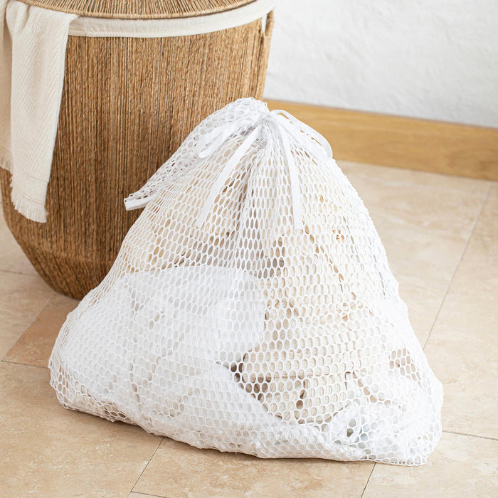 Washing Net for Clothes 70x90 cm White