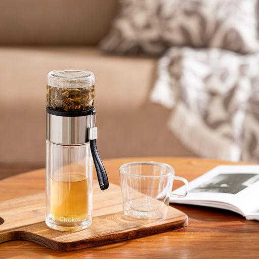 Tea Water Seperating Bottle Transparent