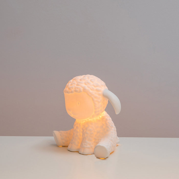 Sheep Night Lamp 20x15 cm White